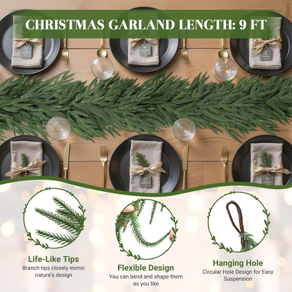 reinforced anti-shedding branch construction with flexible stems that hold custom shapes.