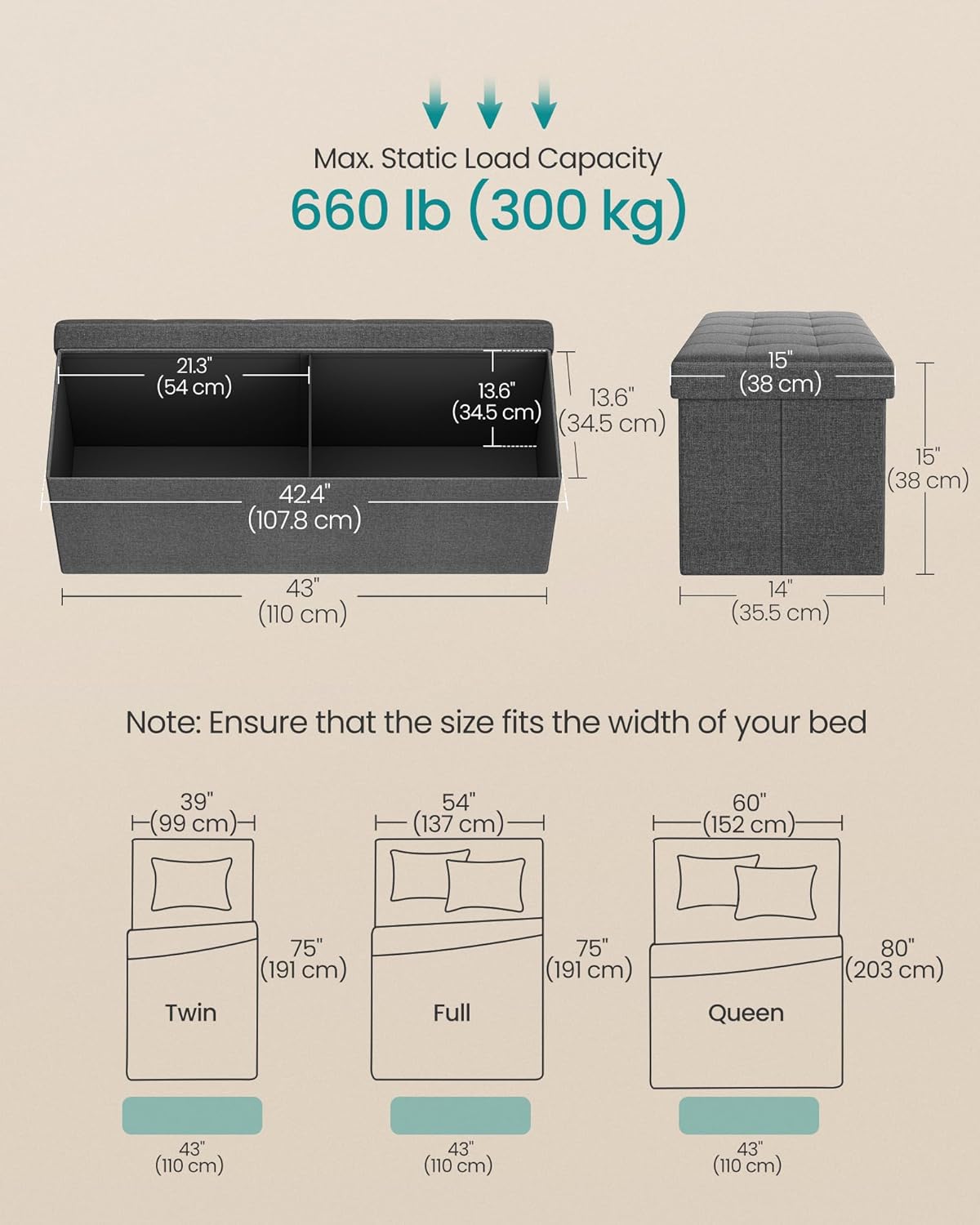reinforced mdf panels with metal corner guards supporting up to 660 lb