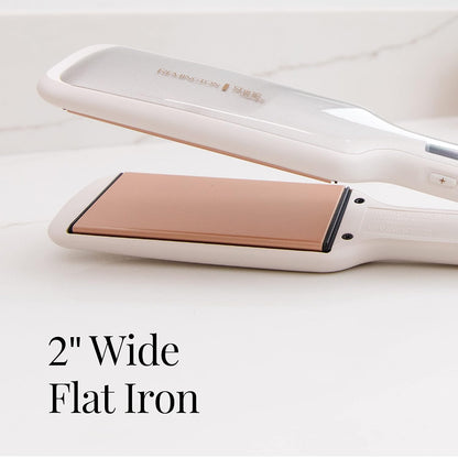Remington Shine Therapy 2 Inch Ceramic Iron – Elegant Shine-Enhancing Straightener for the Vanity Counter