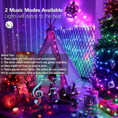 remote control plus built-in microphone for music-synchronized pulsing