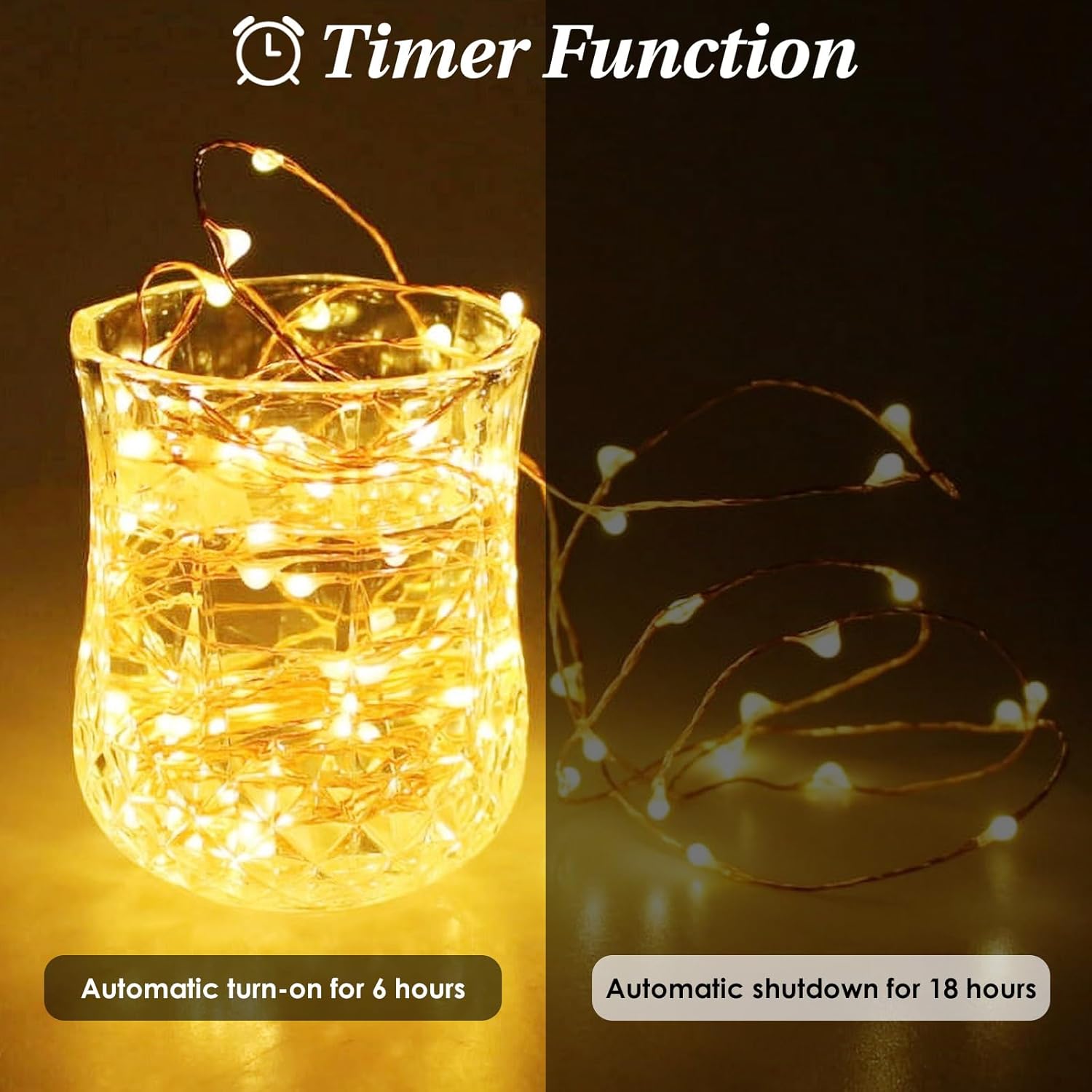 remote control with 8 lighting modes (combination, in wave, sequential, slow glow, chasing flash, etc.) and adjustable brightness