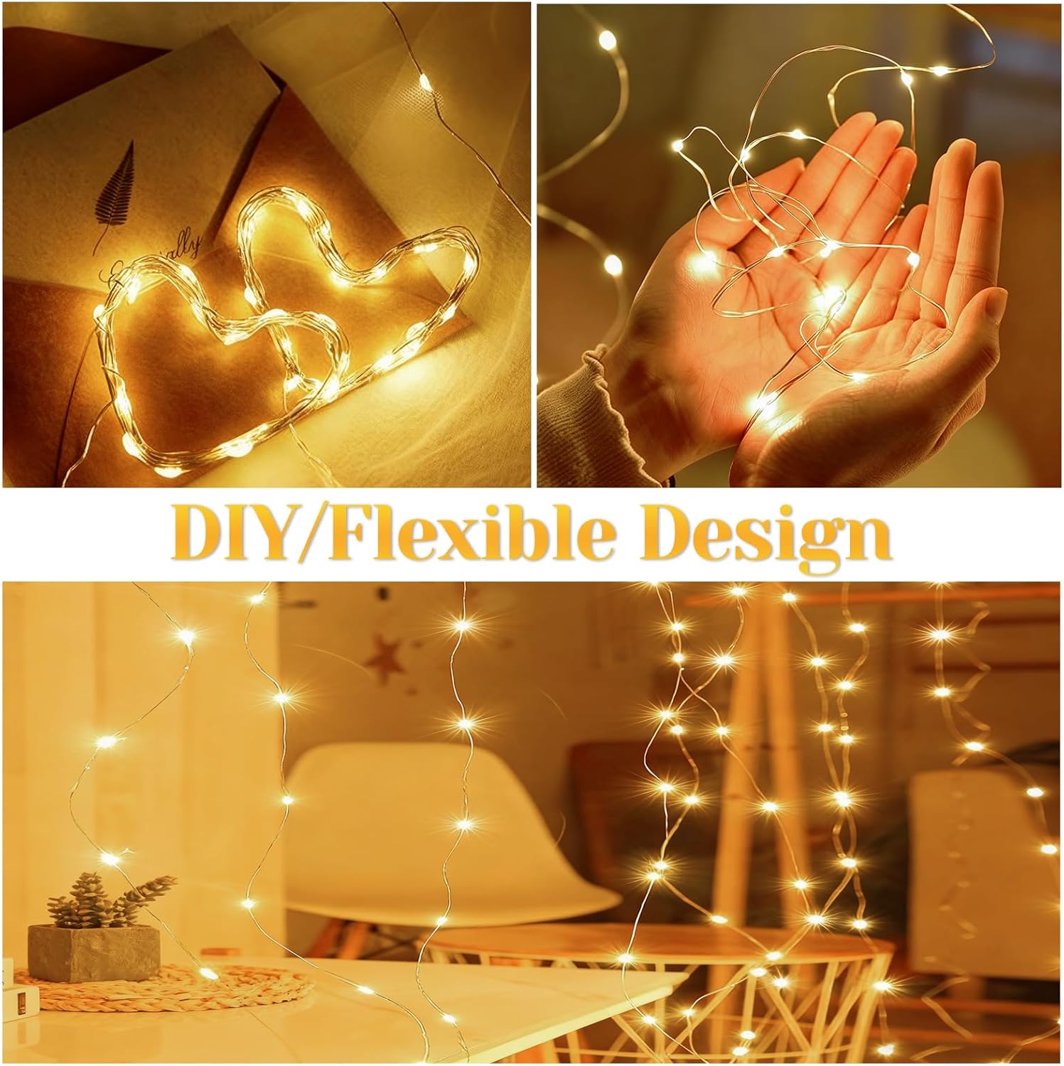 remote control with 8 lighting modes (wave, combination, gradient, firefly, chase, flicker, slow gradient, steady)