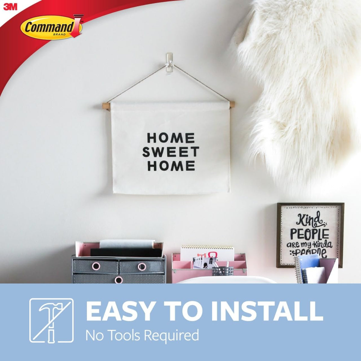 removes cleanly with no holes, marks, or sticky residue left behind
