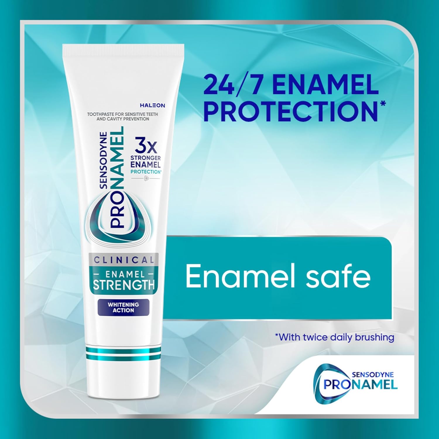 repairs 66% of acid-weakened enamel micro-damage as shown in 7-day lab test
