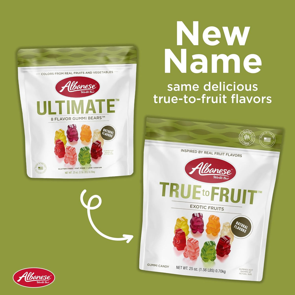resealable 25oz bag keeps gummies fresh between servings