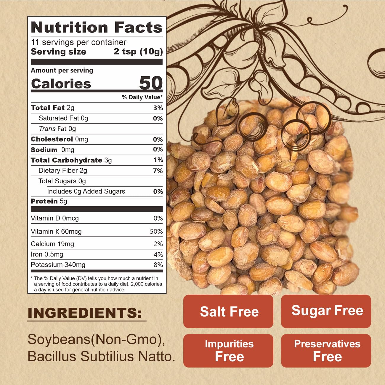 resealable 4 oz / 114g bag for portability and freshness