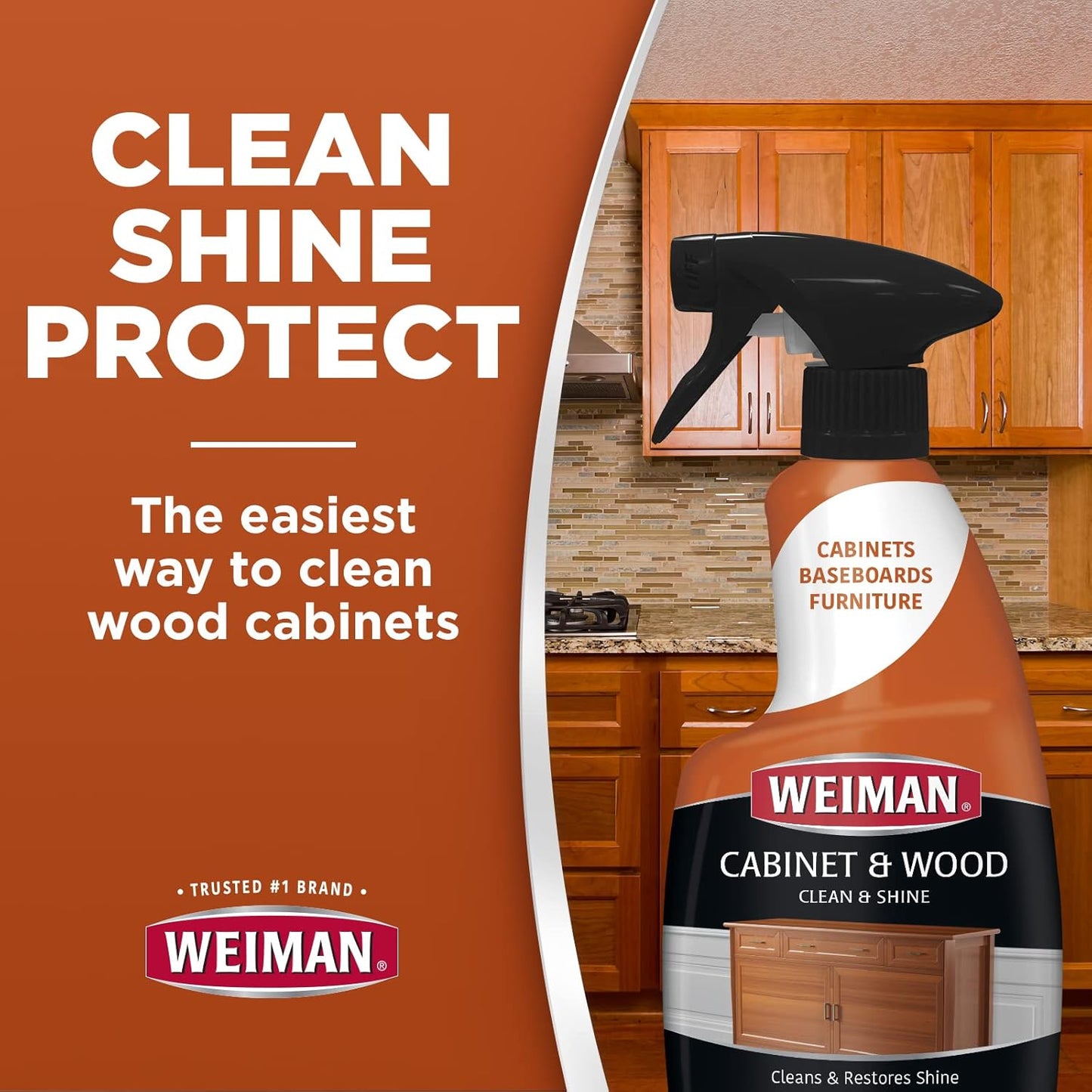 residue-free, non-greasy cleaning formula