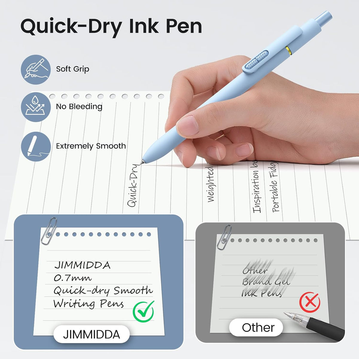 retractable mechanism with cs pen tip for one-handed use and tip protection