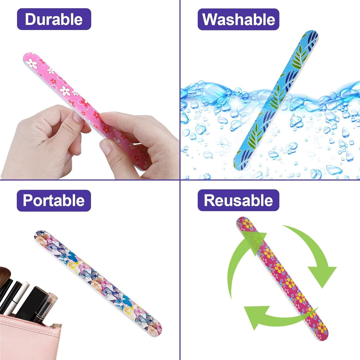 reusable and washable material that maintains grit integrity over time
