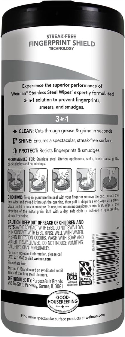 reusable microfiber buffing cloth included