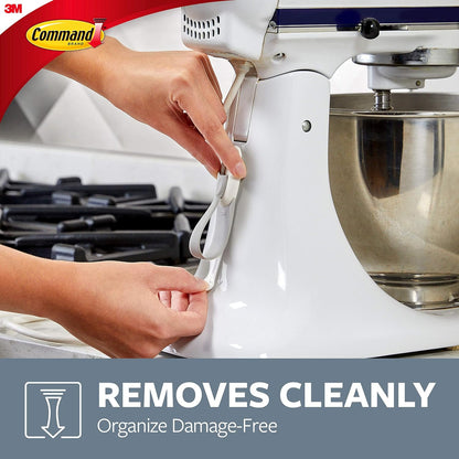 reusable mounting system compatible with command refill strips for reapplication