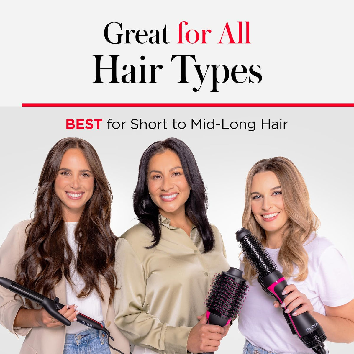 REVLON One-Step Volumizer Plus 2.4 in Hair Dryer and Styler – Mindful Styling Companion for Refreshed Second-Day Hair