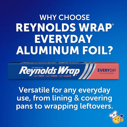 Reynolds Wrap Stay Closed Foil – Streamlined Dispenser Box for Organized Drawers and Tidy Counters