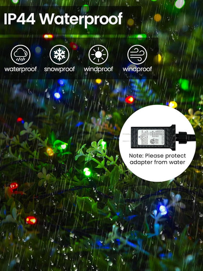Lumify Home 112ft Waterproof Outdoor String Lights for Patio, Pergola and Backyard Entertaining