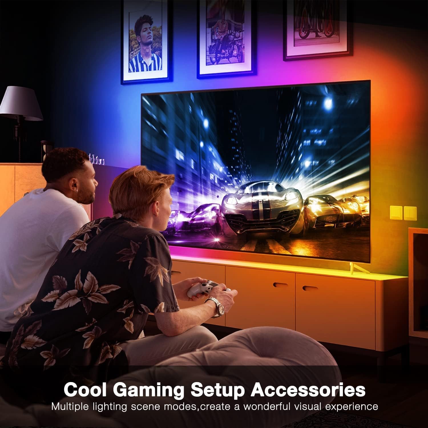 rgb multicolor output across 540 leds with dimmable brightness