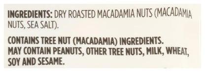 rich, buttery macadamia flavor