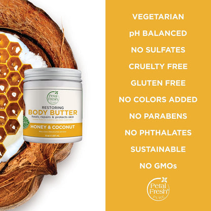 rich, creamy butter texture formulated for all skin types