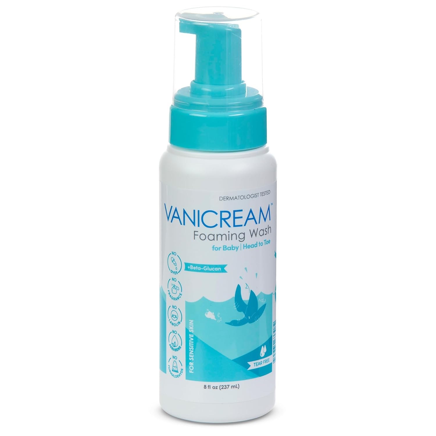 rich foaming lather from a single pump for easy head-to-toe coverage