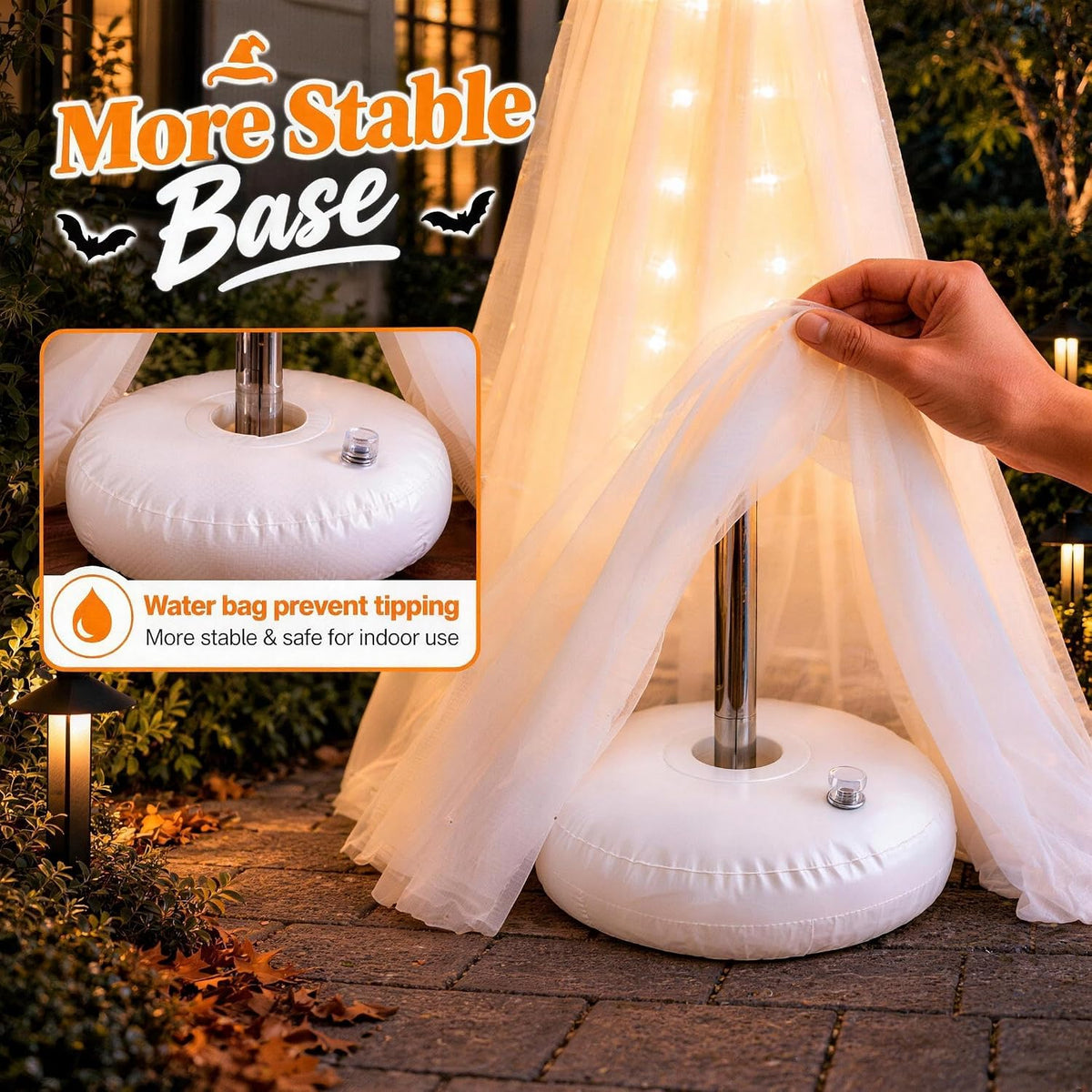 rivet clips to secure fabric and prevent slipping