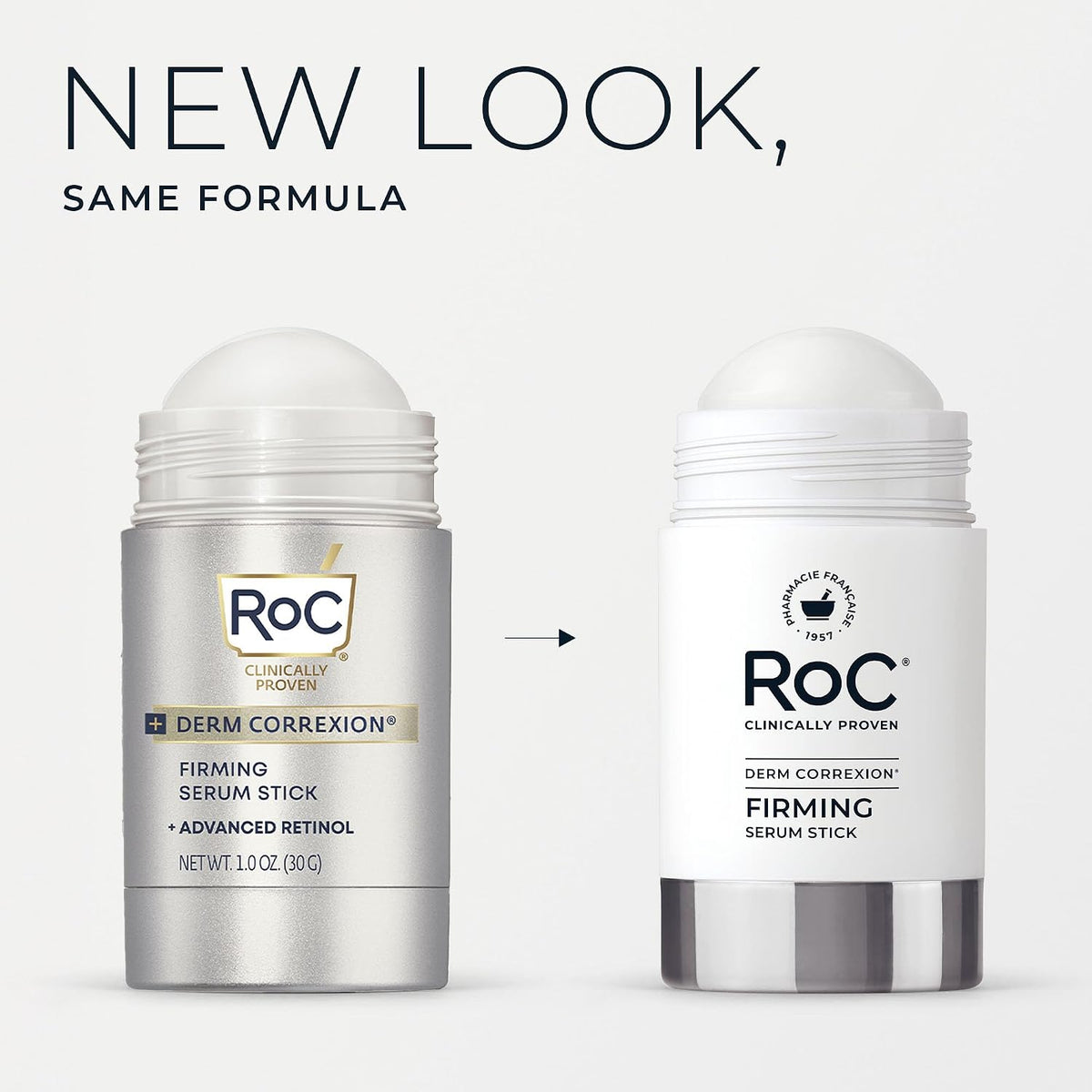 RoC Anti Aging Firming Stick – Neutral Toned Solid Serum for a Minimalist Bathroom Counter