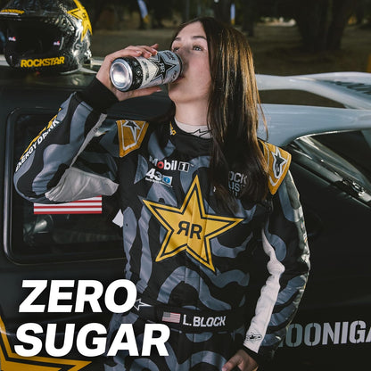 Rockstar Pure Zero Silver Ice Energy – Calorie-Conscious Alertness Aid for Office and Study Sessions