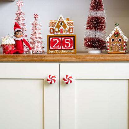 Knobēz Peppermint Decorative Knob Covers – Holiday Gift for Mom and the Women Who Love Easy Home Styling