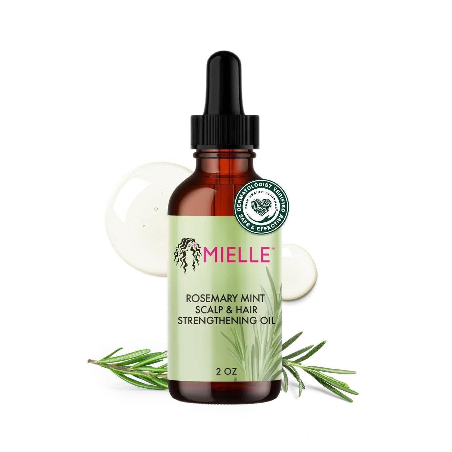 rosemary and mint essential oil blend for invigorating scent and scalp stimulation