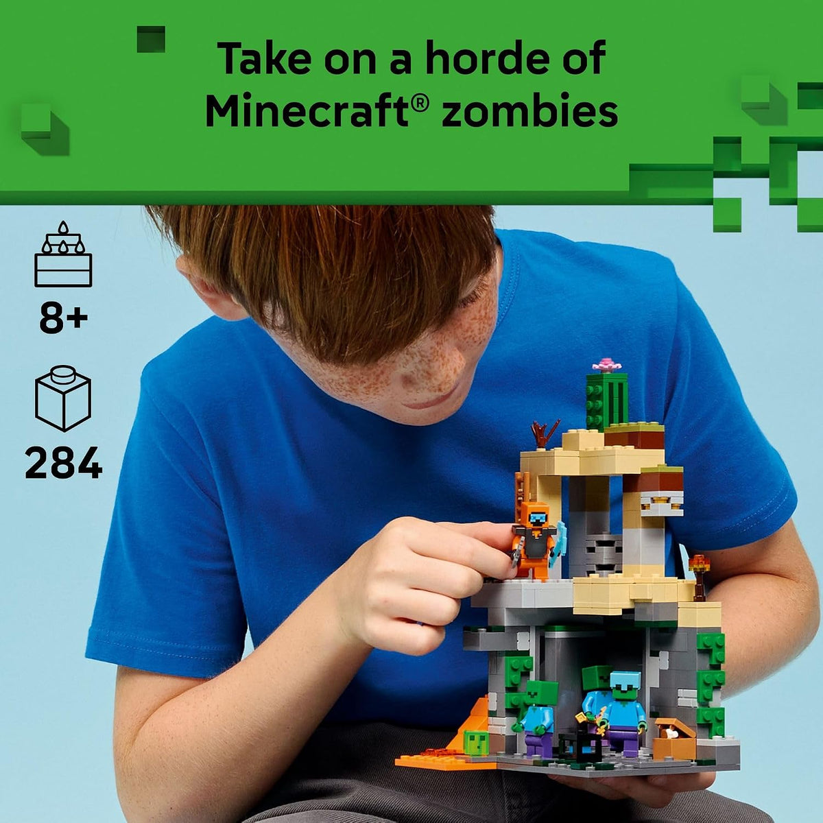 rotating zombie-spawning chamber for action-based play