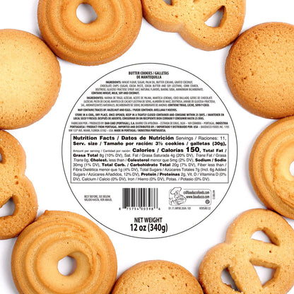 round 8.27-inch tin footprint suitable for pantry or countertop display