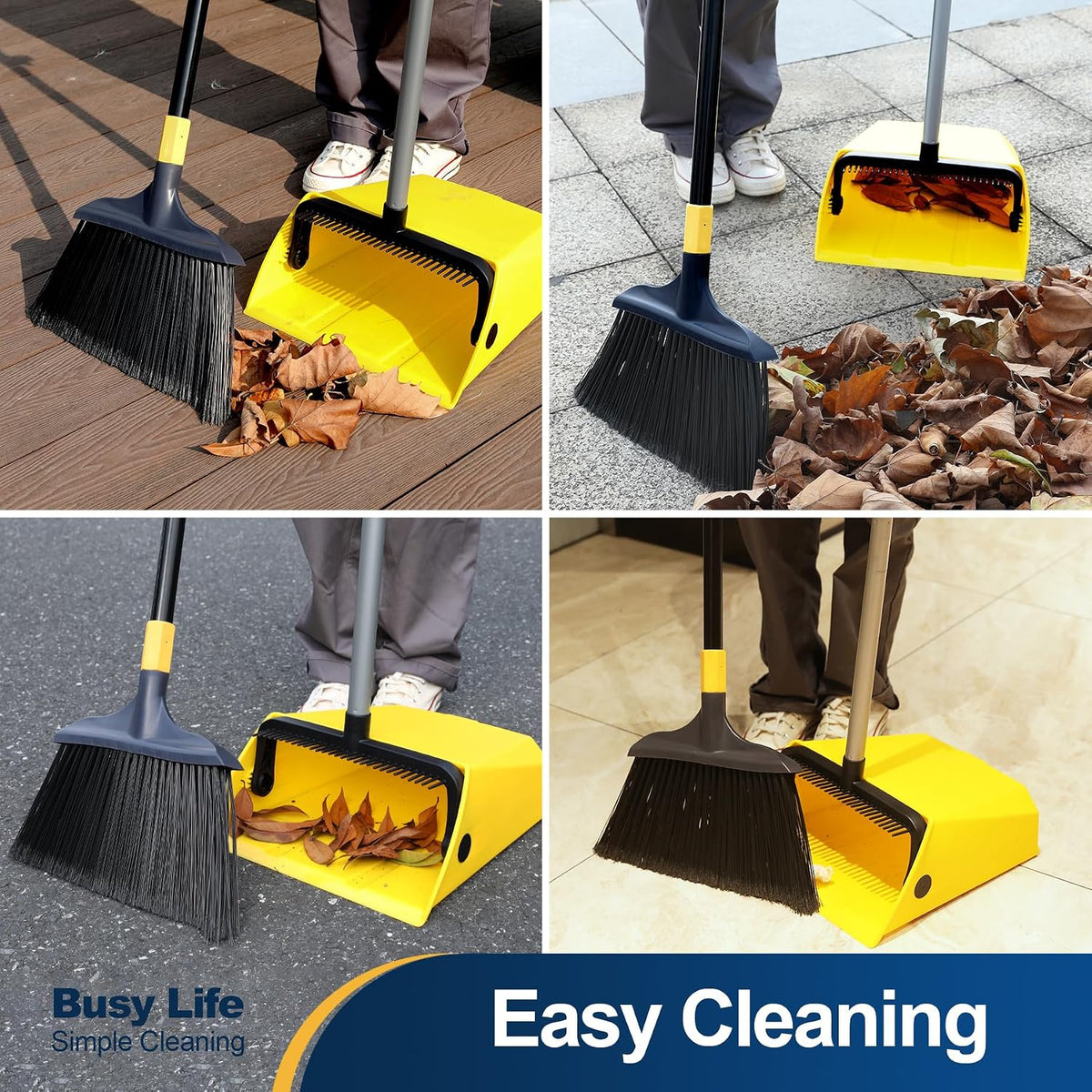 rubber lip on dustpan for efficient dust and debris pickup