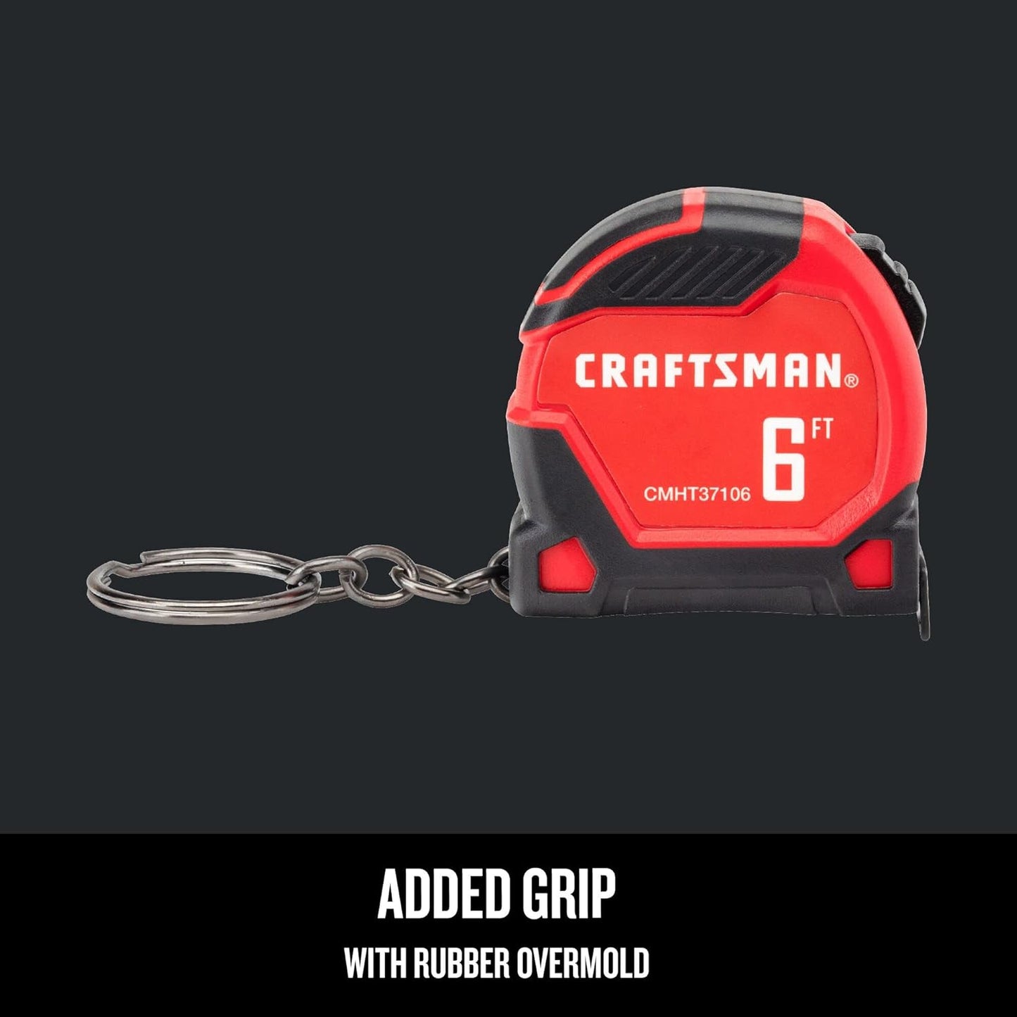 rubber overmold casing for enhanced grip
