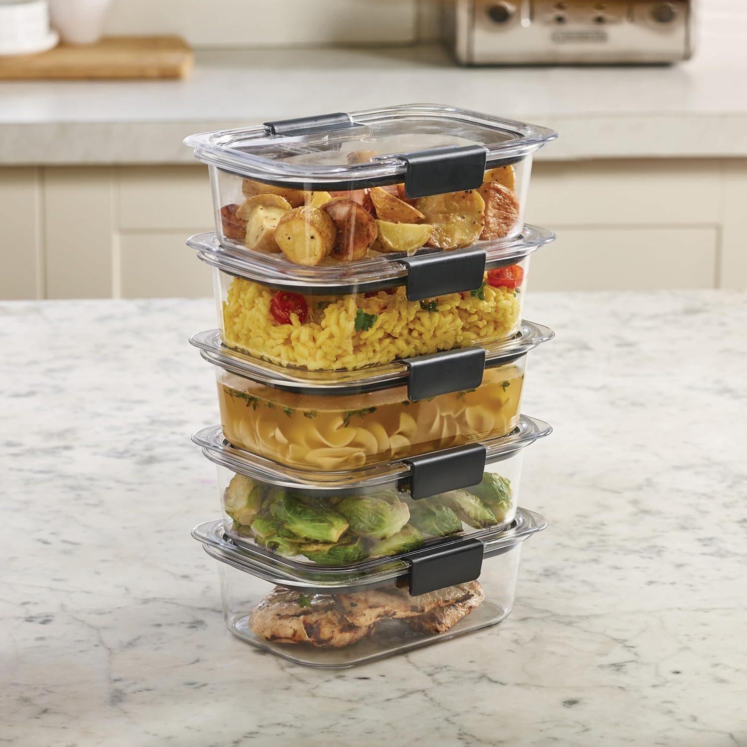 Rubbermaid Brilliance Tritan Containers – Thoughtful Gift for Meal Prep Enthusiasts