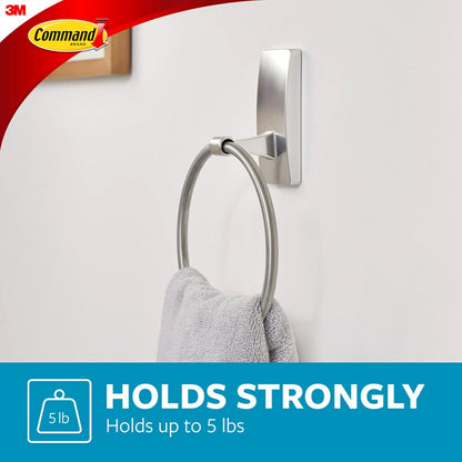 rust-resistant metal towel ring suitable for damp environments