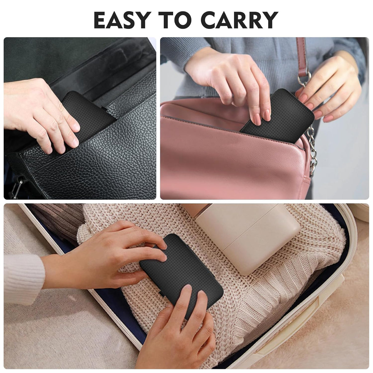 Manicure Set Premium Men's Grooming Kit - Sleek Travel Case with Sharp Stainless Steel Tools
