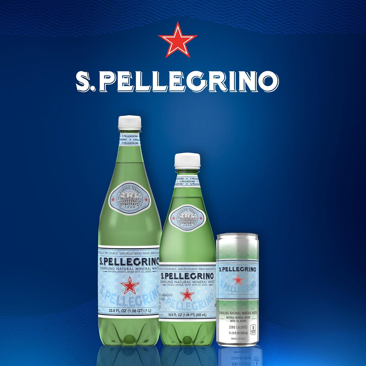 S.Pellegrino Sparkling Natural Mineral Water, Elegant 12 Pack Gift Idea for Housewarming, Birthdays, and Holiday Hosting