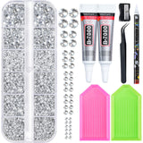 LOTWOW Beginner Rhinestone Kit for After-School Activities – 35000 Pcs Resin Flatbacks, Child-Safe Tools for Creative Tweens