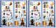 Halloween - 11 x 8.7 Inch (Pack of 2)