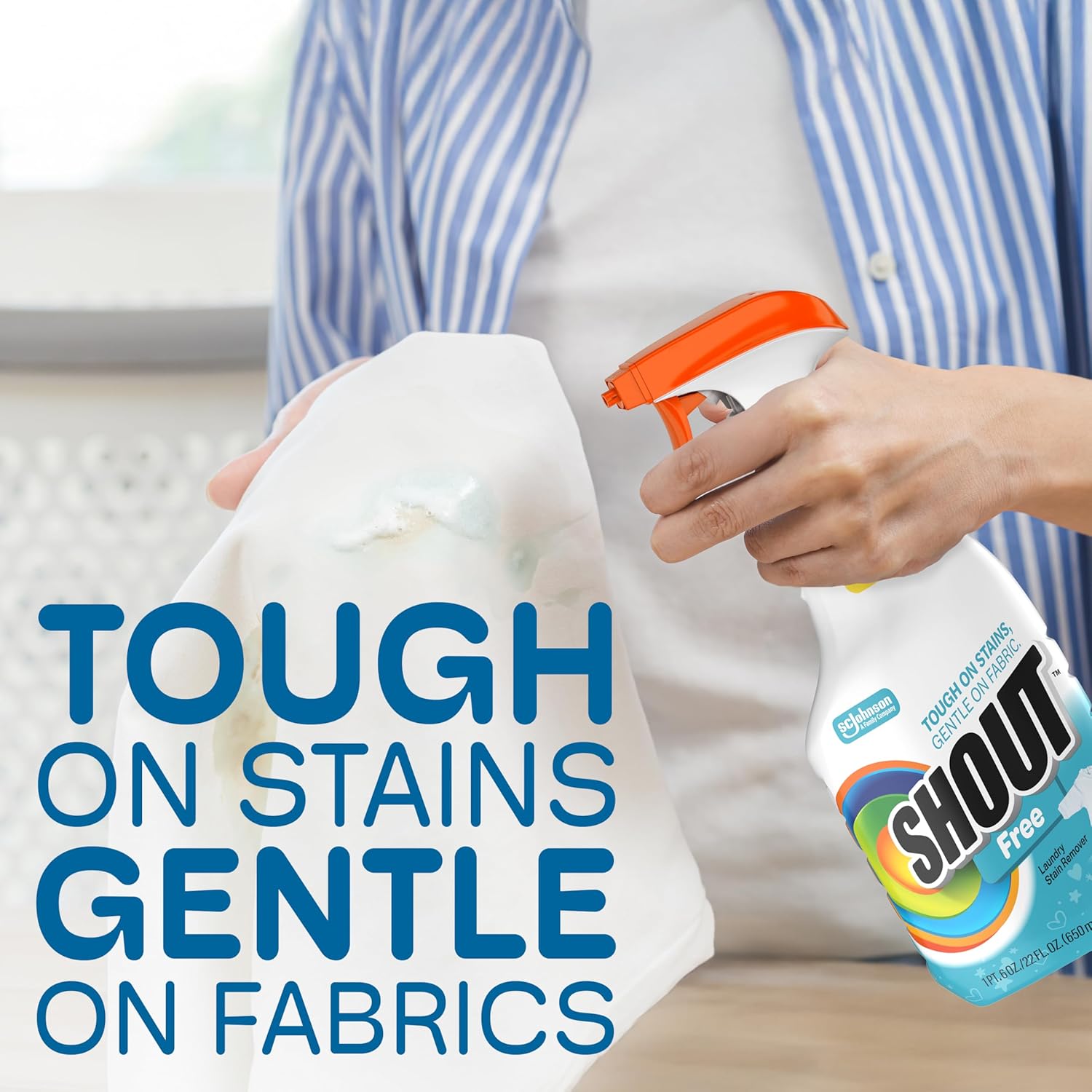 safe for both color-fast colored fabrics and whites