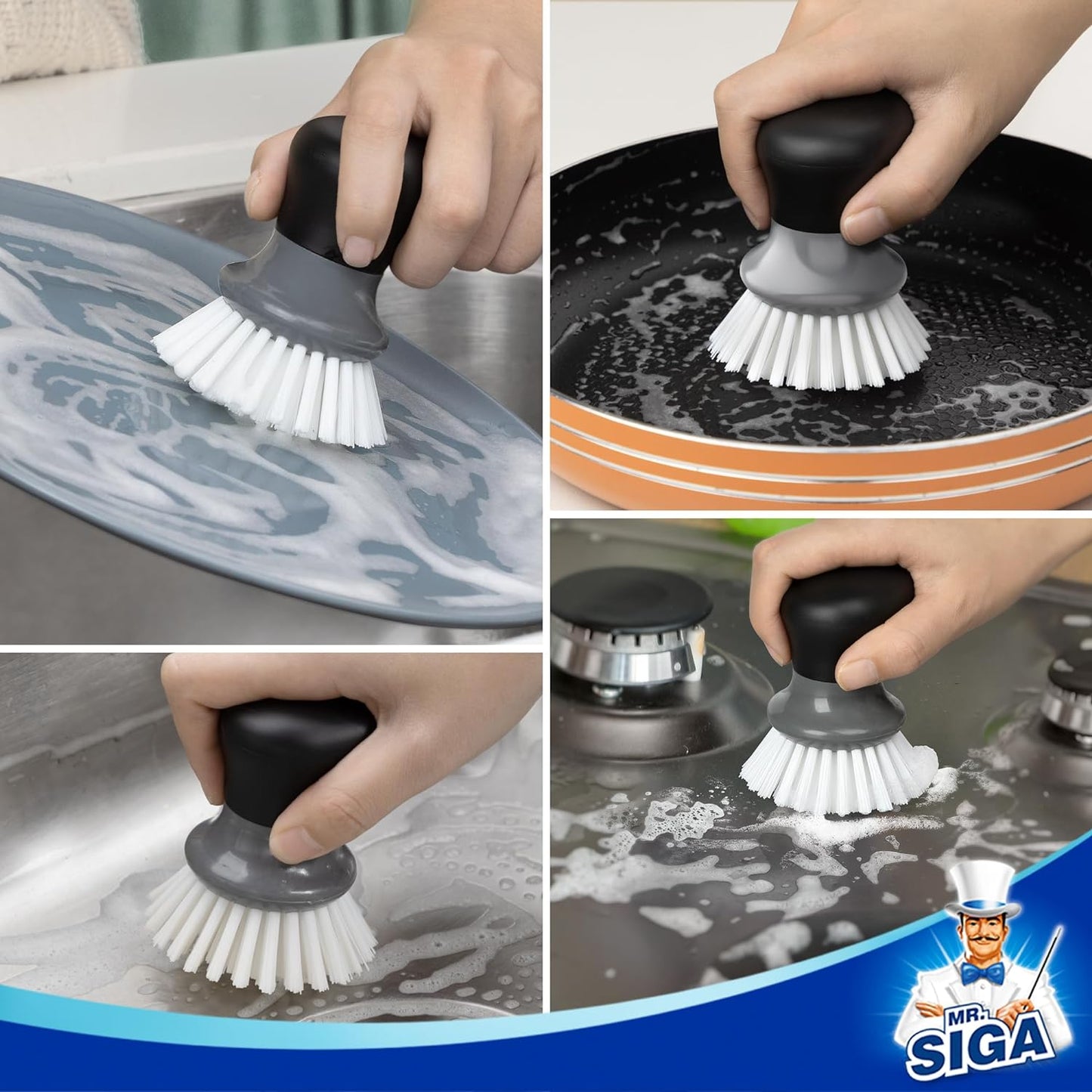 safe-for-non-stick-surface certified bristle material