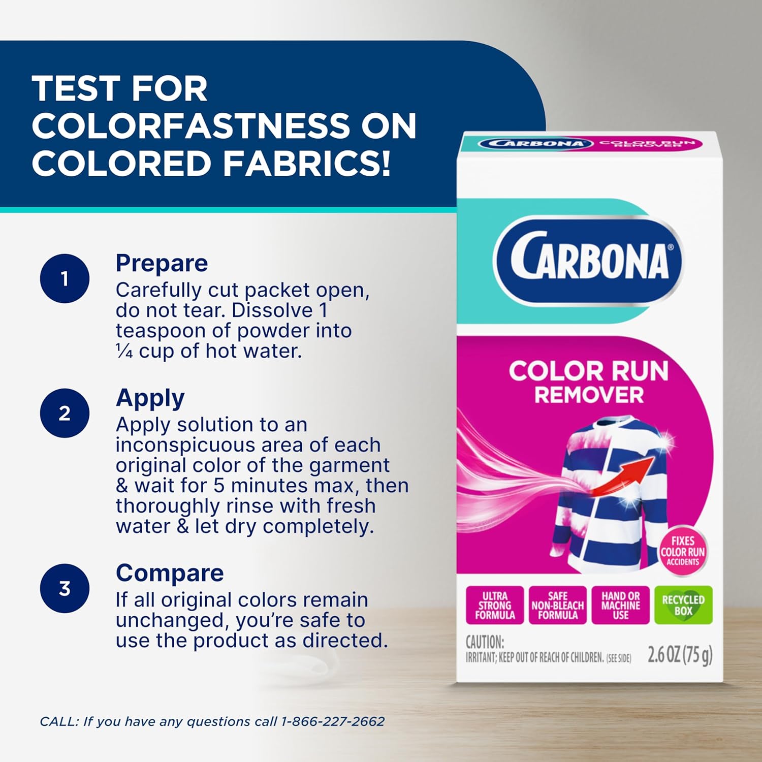 safe for whites, shirts, socks, towels, and other everyday colorfast items when tested first