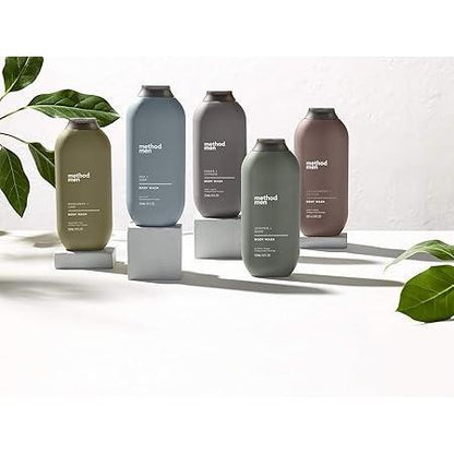 sandalwood + vetiver fragrance (plus 3 additional scent variants: sea + surf, juniper + sage, cedar + cypress)