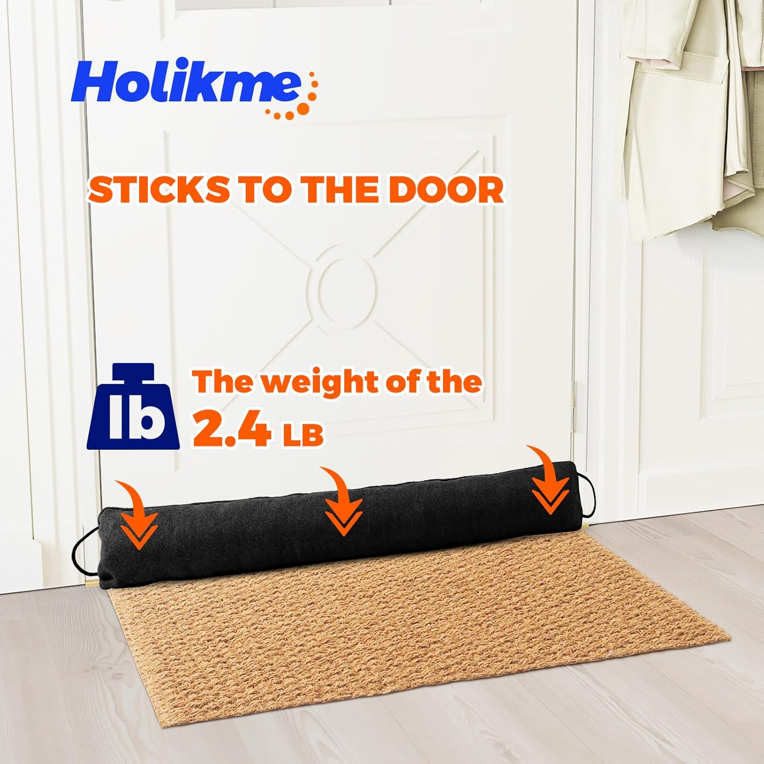 sandbag-weighted interior for heavy, stable placement