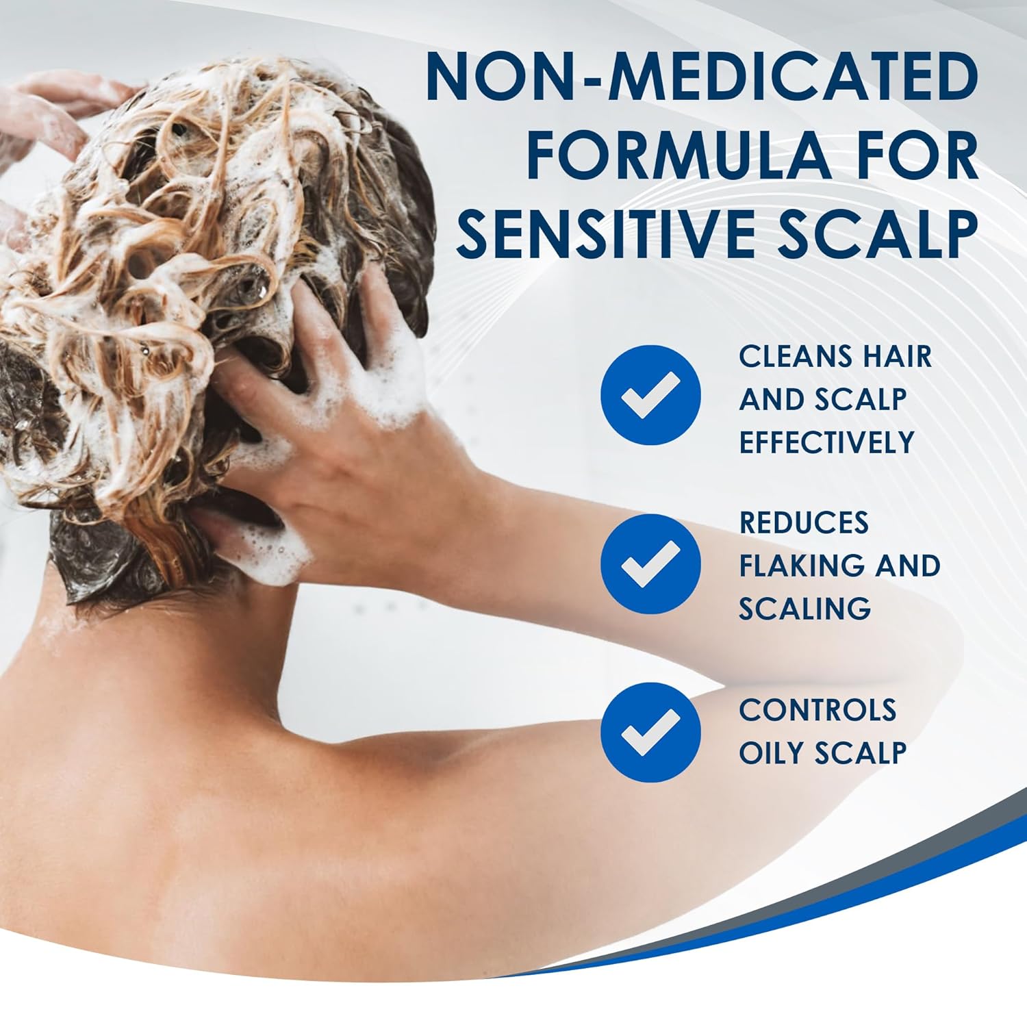 scalp-cleansing action that lifts scaling, flaking, and styling product build-up
