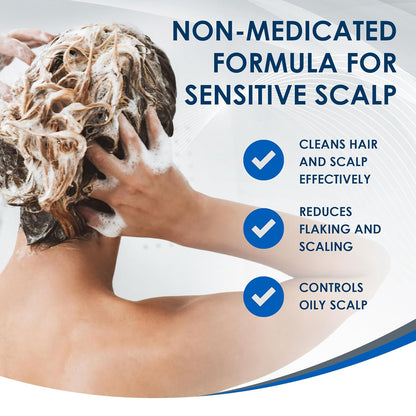 scalp-cleansing action that lifts scaling, flaking, and styling product build-up
