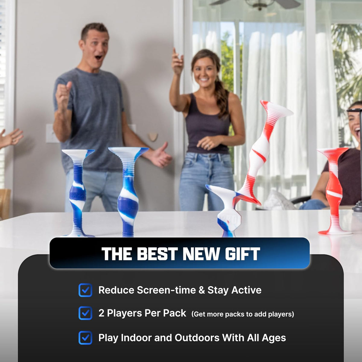 Popdarts PRO Pack Game Set Fire & Ice - Housewarming Gift for New Homeowners Who Love Social, Screen-Free Games