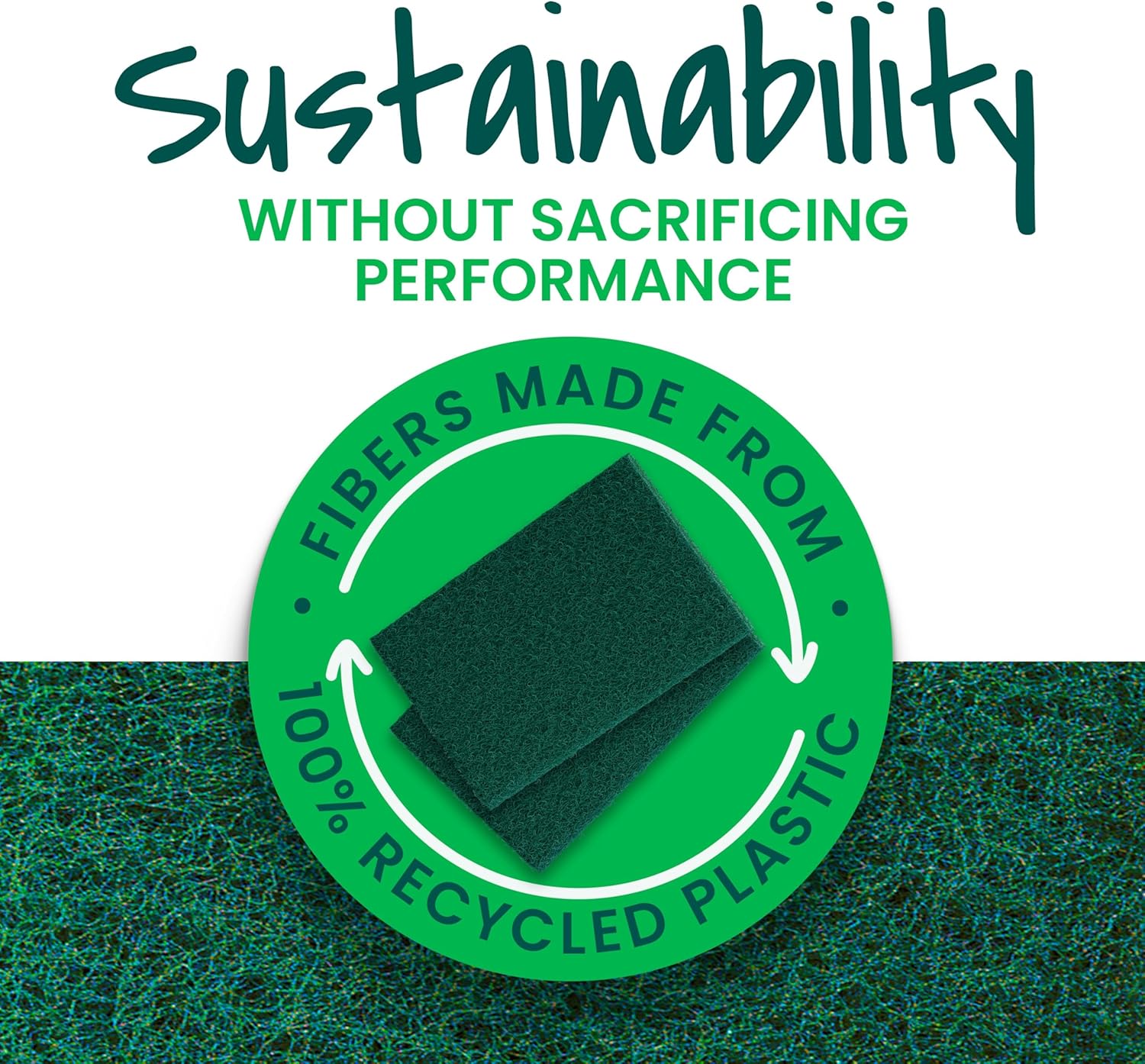 Scotch-Brite Heavy Duty Scouring Pad 8 Pack – One Pad, Every Surface, Less Clutter Under the Sink
