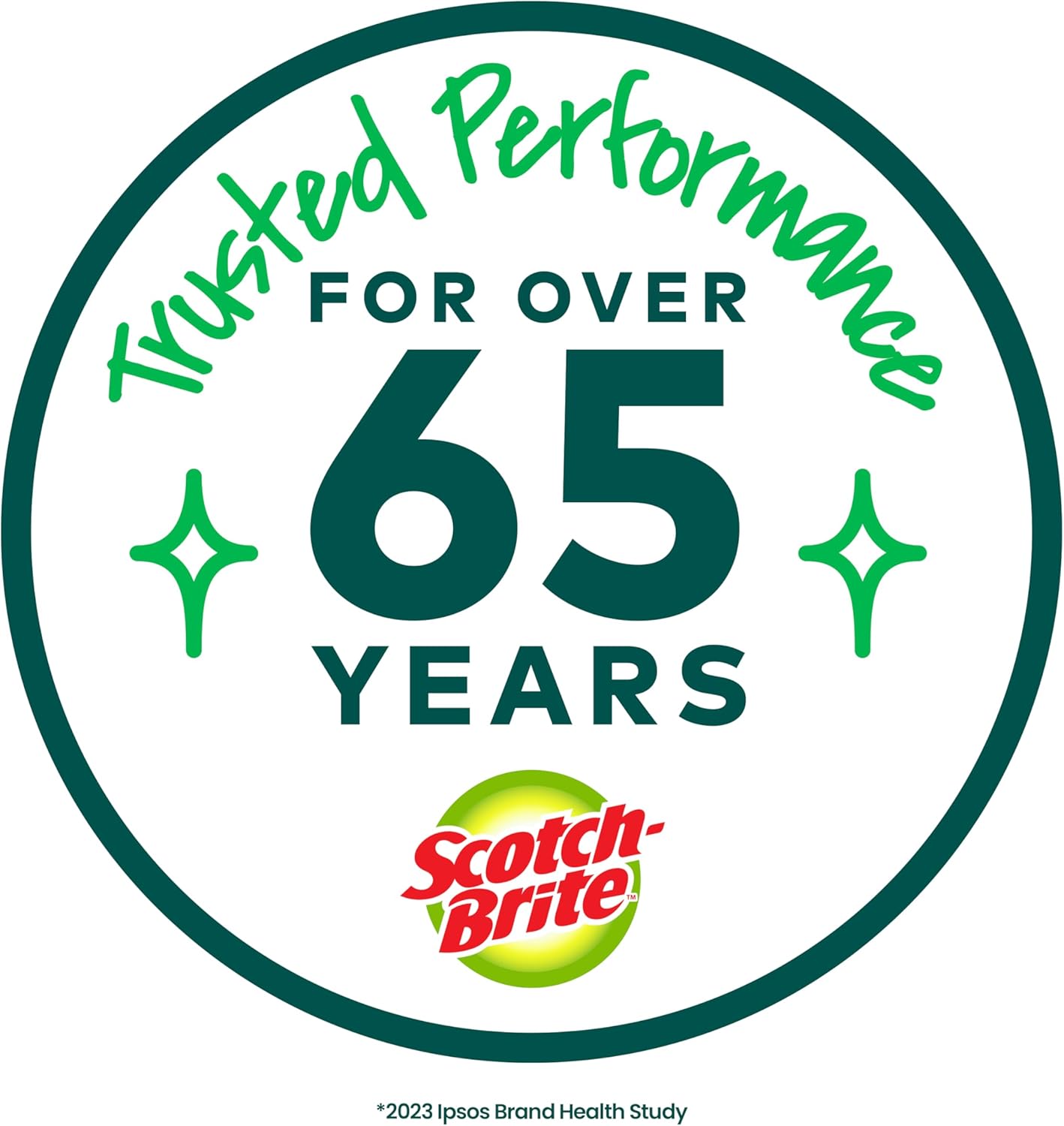 Scotch-Brite Non-Toxic Scrub Brush for Family Kitchens, Hygienic Bristles, No Harsh Chemicals Needed for Tough Grime