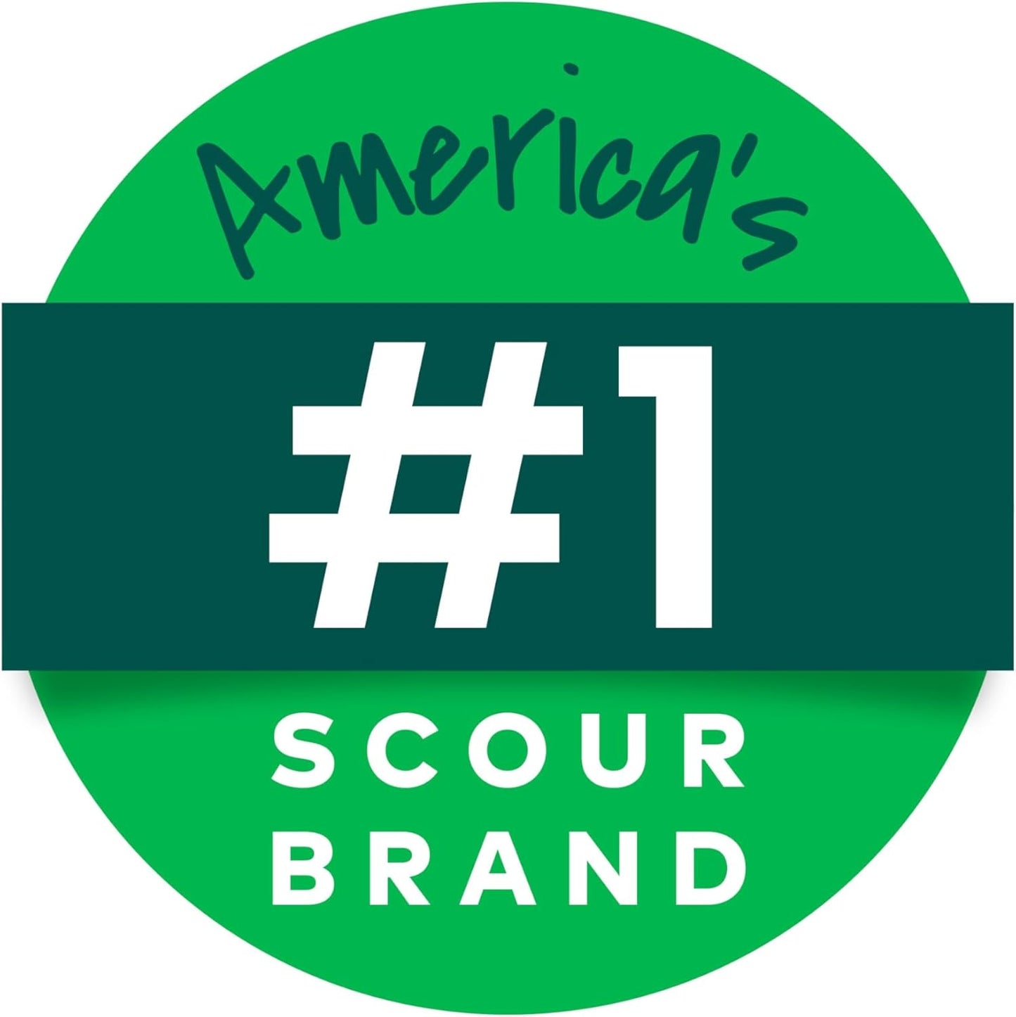 Scotch-Brite Reusable Scrub Pads for Stocking Up and Streamlining Cleanup, Long-Lasting Metal Scourers for Tight Schedules 3 Pack