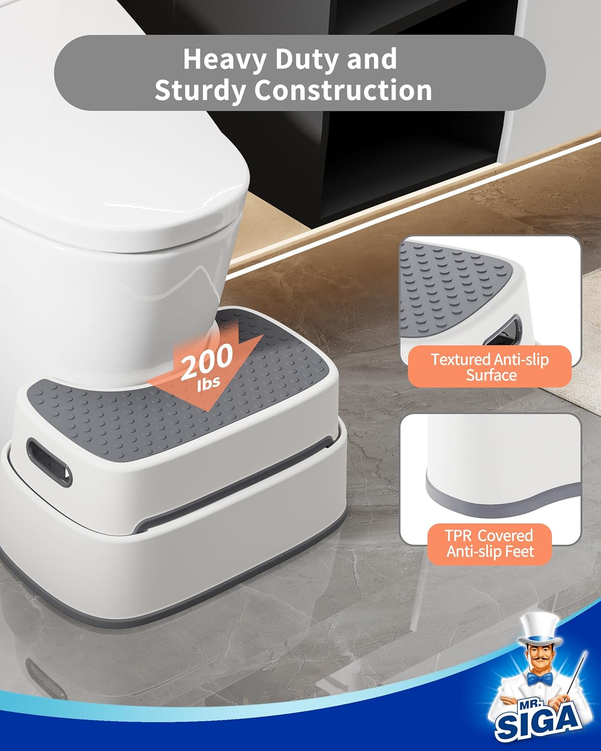 scratch-resistant and easy-to-wipe surface for low-maintenance cleaning