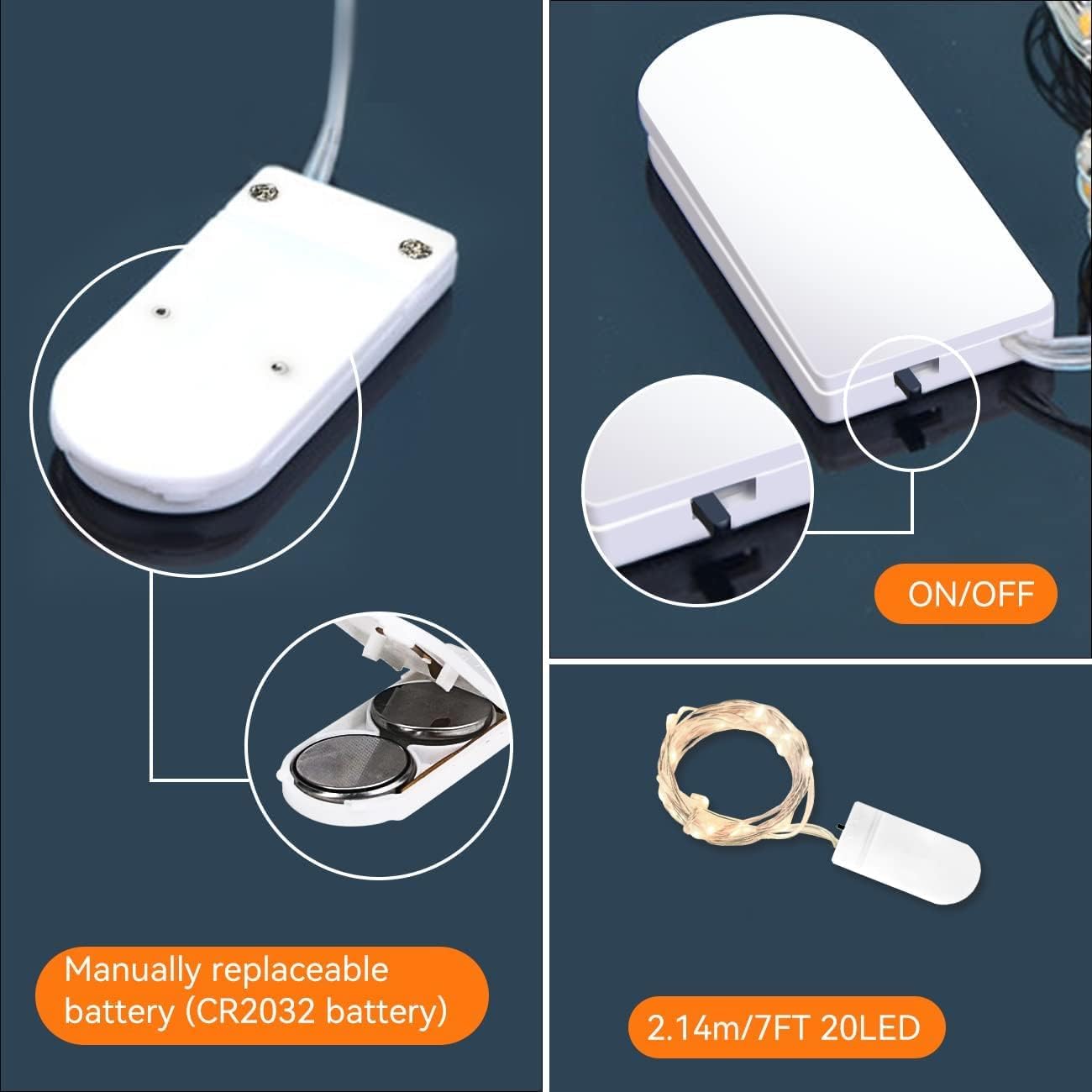 screw-fixed battery box with included screwdriver for safe battery replacement